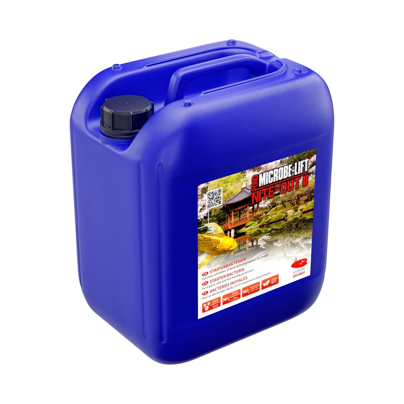 ARKA - Pond Nite-Out II - 5 L - Specially developed starter bacteria for ponds, prepares the pond for a quick and safe fish stock.