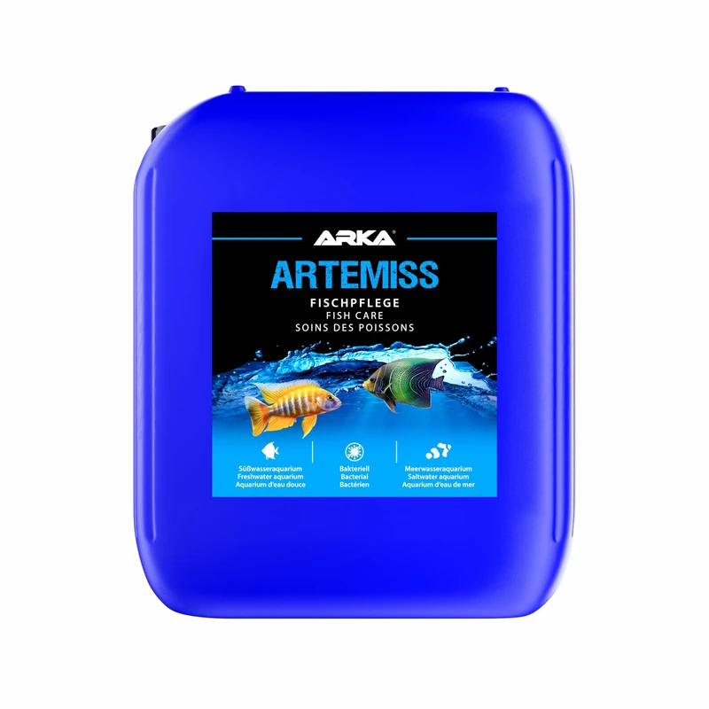 ARKA - Artemiss - 5 L - Promotes the health and immune system of fish in every freshwater and saltwater aquarium, with natural ingredients.