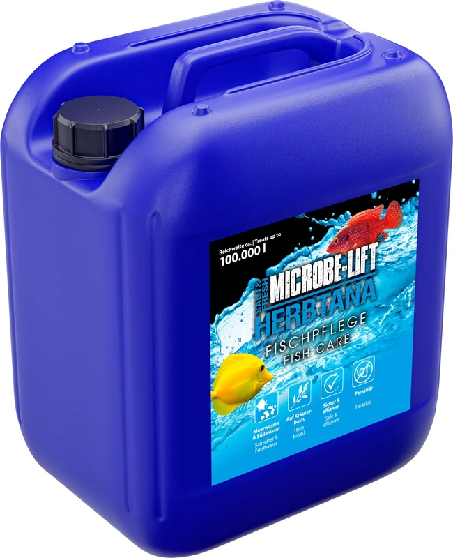 ARKA - Herbtana - 5 L - Promotes the health and immune system of fish in every freshwater and saltwater aquarium, with natural ingredients.