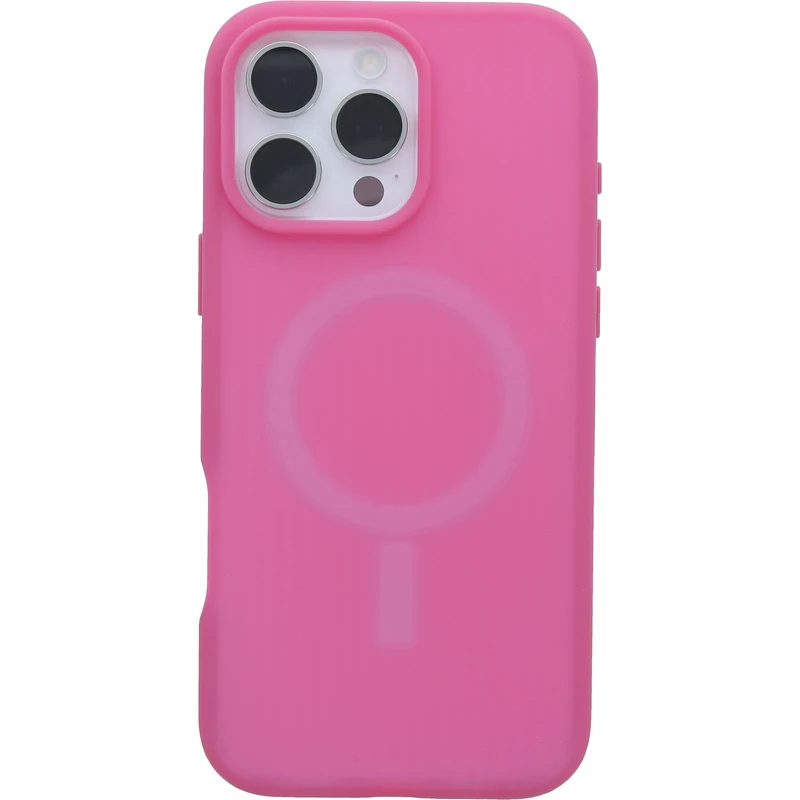 OtterBox iPhone 16 Pro Max Symmetry Series Soft Touch for MagSafe - Foxberry Pink