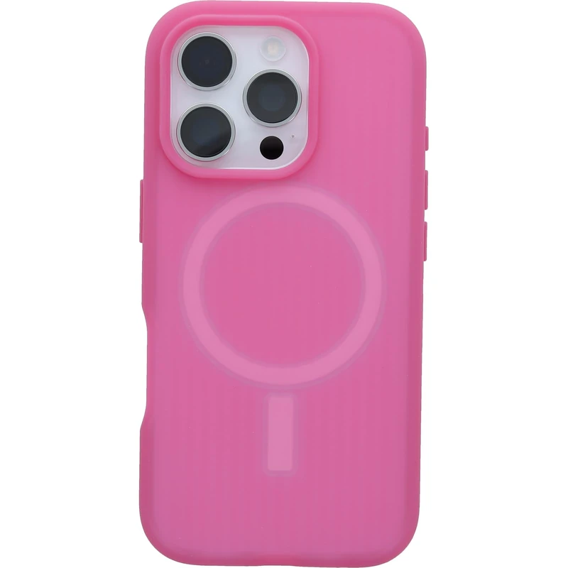 OtterBox iPhone 16 Pro Symmetry Series Soft Touch for MagSafe - Foxberry Pink