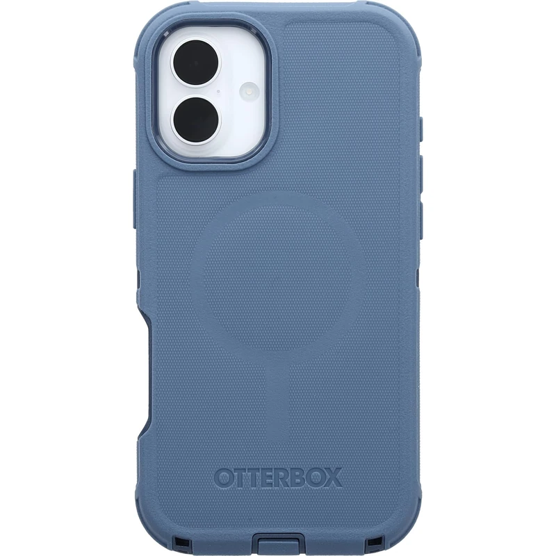 OtterBox Defender Series MagSafe Case for iPhone 16 Plus, Shockproof, Drop Proof, Ultra-Rugged, Protective Case, 7x Tested to Military Standard, Blue, Non-Retail Packaging