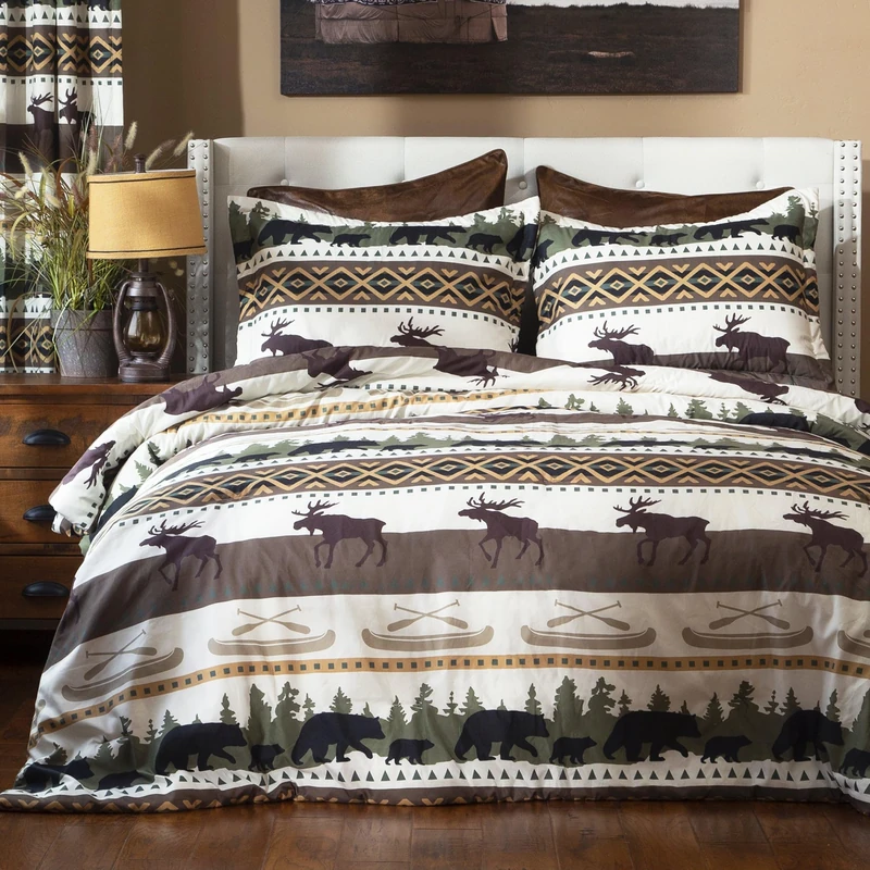 CARSTENS, INC. Comforter Set, Polyester, Montana Skies, Queen
