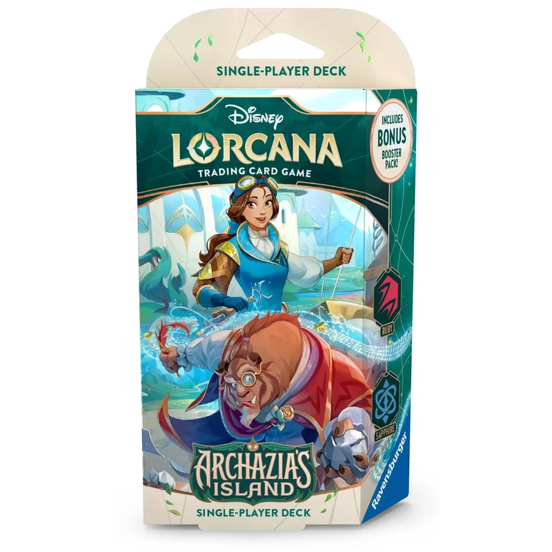 Disney Lorcana Trading Card Game: Archazia's Island - Display with 8 Starter Decks