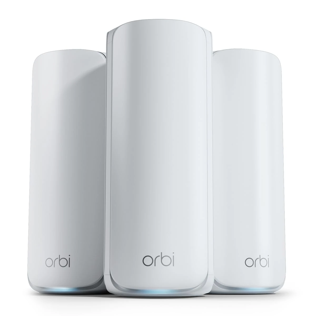 NETGEAR Orbi 770 Series Tri-Band WiFi 7 Mesh Network System (RBE773) - Router + 2 Satellite Extenders, Security Features, Up to 11Gbps, Covers up to 6,750 sq.ft, 100 Devices, 2.5 Gig Internet Port