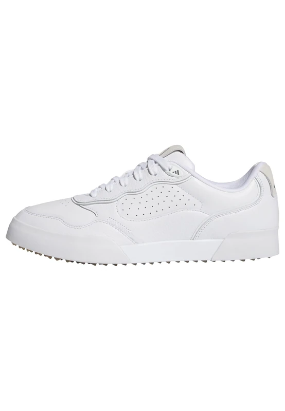 adidas Men's RETROCROSS 25 Spikeless Golf Shoes, Cloud White/Grey Six/Gum, 11.5 UK - Image 1