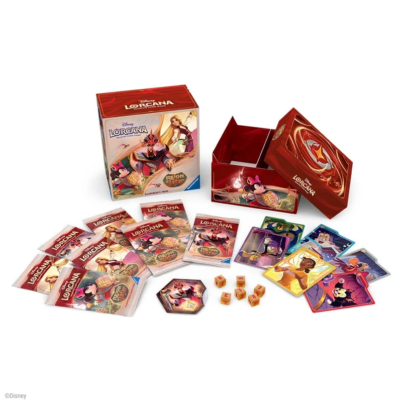 Ravensburger Disney Lorcana Trading Card Game - Illumineer's Trove Set - Set 8 Reign of Jafar - Gift Set for Adults & Kids Age 8 Years Up - Collectable TCG