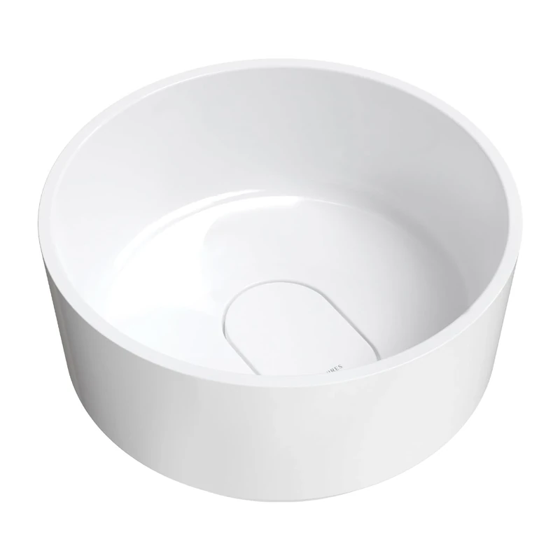 Omnires CADENCER420BP Cadance M+ -White gloss-CADANCER420BP Bathroom Sink Made of Composite Cadence M gloss-CADENCER420BP