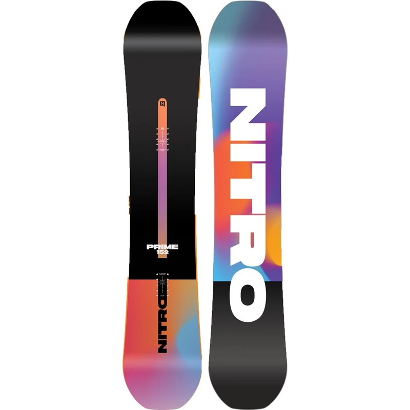Nitro Snowboards Men's Cinema BRD '25 All-Mountain Board, Directional Twin, Gullwing Rocker, All-Terrain, Progressive Width