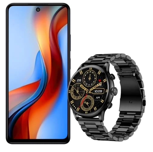 MyPhone N23 Plus 5G Smartphone Kit + Smartwatch myPhone Watch Elegant 2, Smartphone 5000mAh, Android 14, NFC, Dual SIM, 256GB, 8GB Ram, Triple Camera 50mpx, Smartwatch incl - Image 1