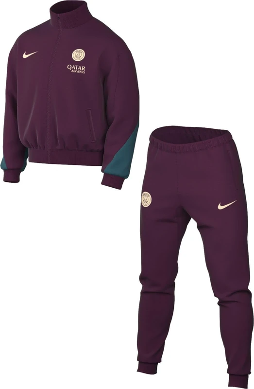 Nike Men's PSG M Nk Df Strk TRK Suit K Tracksuit, Bordeaux/Geode Teal/Guava Ice, L