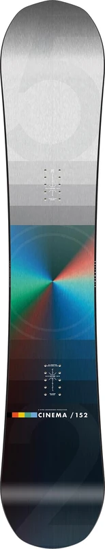 Nitro Snowboards Men's Cinema BRD '25, Allmountainboard, Directional Twin, Gullwing Rocker, All-Terrain, Progressive Width, 155