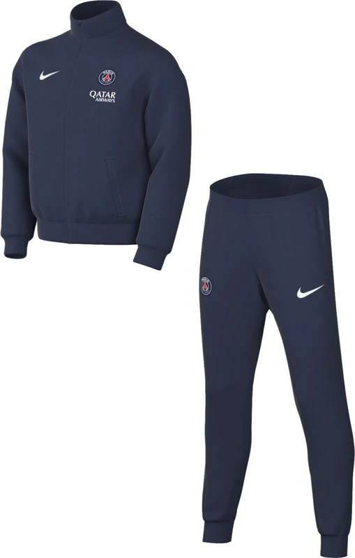 NIKE Unisex Children's Psg Y Nk Df Acdpr Trk Suit Kesn Tracksuit, Midnight Navy/White, 8-9 Years EU