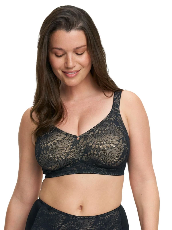 Susa Women's Sevilla Bra, Opaque, Black, 34FF