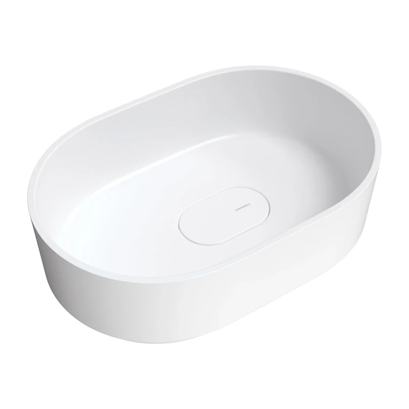 Omnires CADENCE620BM White Bathroom Sink Made of Composite Cadence M matt-CADENCE620BM