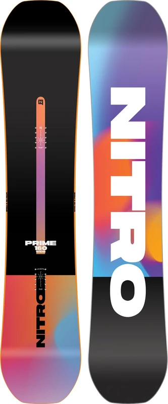 Nitro Snowboards Men's Prime Chroma CAM-Out BRD'25, Allmountainboard, Directional, Flat-Out Rocker, All-Terrain, Mid-Wide