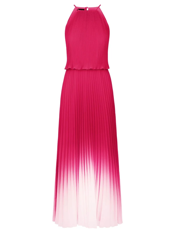 APART Fashion Women's Creme Dress, Pink Multi-Coloured, 10