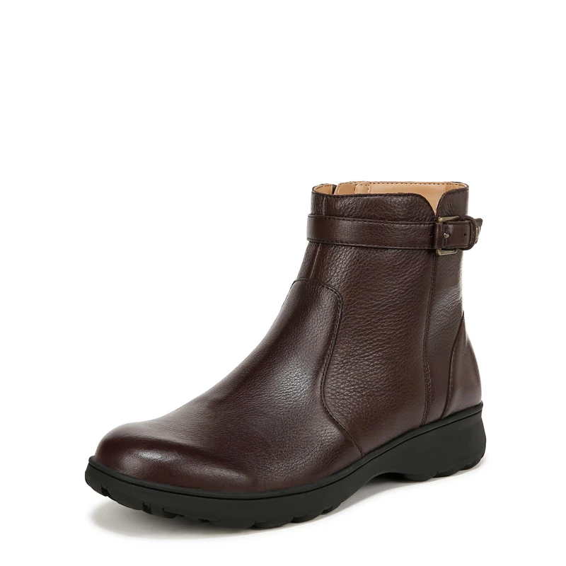 Vionic Women Redding Short Boot Chocolate Ganache 4.5 Uk Medium Fit