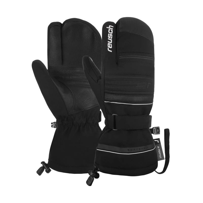 Reusch Conan R-TEX XT Lobster Warm Waterproof Windproof and Breathable Unisex 3-Finger Gloves Winter Gloves Ski Gloves Men and Women