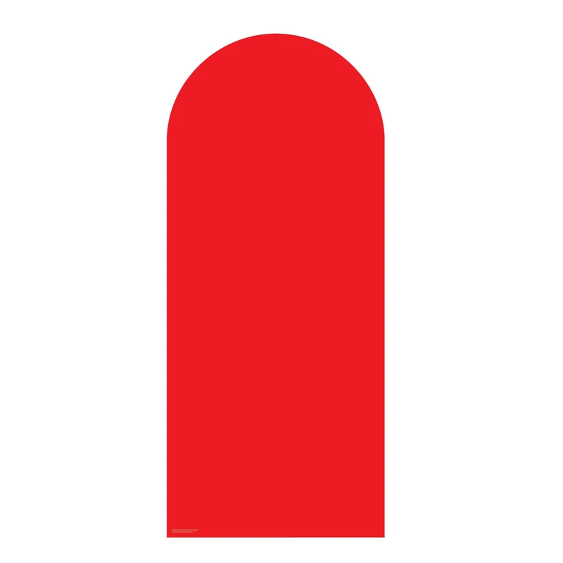 Star Cutouts XQ010 Primary Red Sailboard Cardboard Cut Out Height 185cm Width 80cm