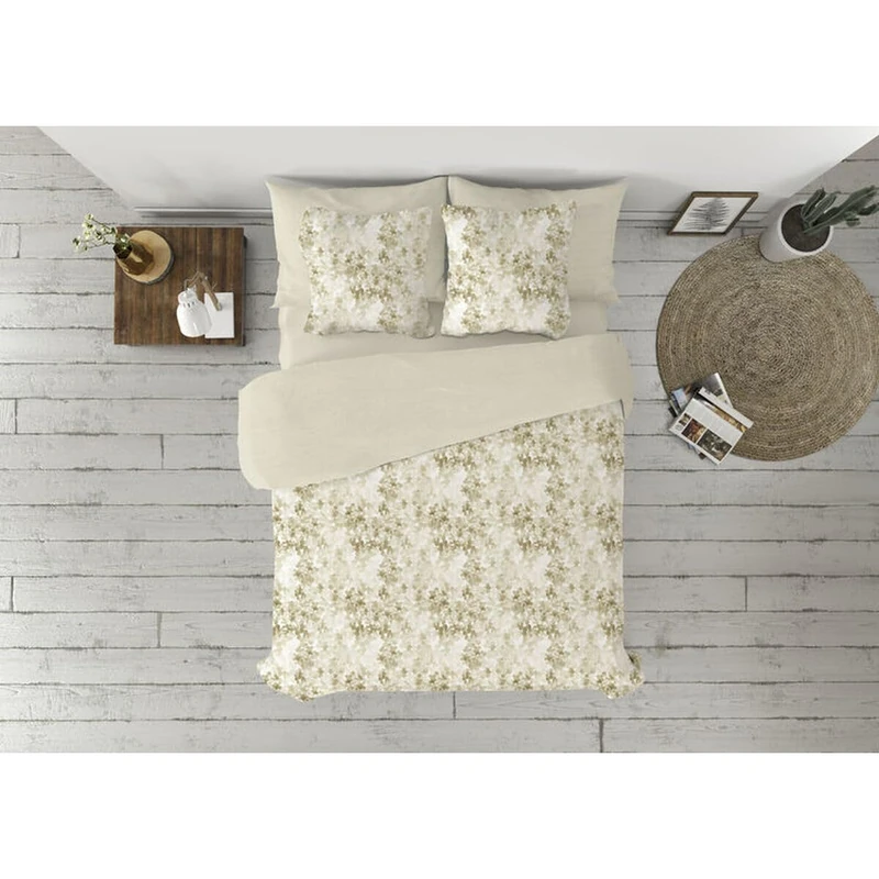 Pierre Cardin Lucia Brown 2 Piece Duvet Cover Set for 90cm Bed