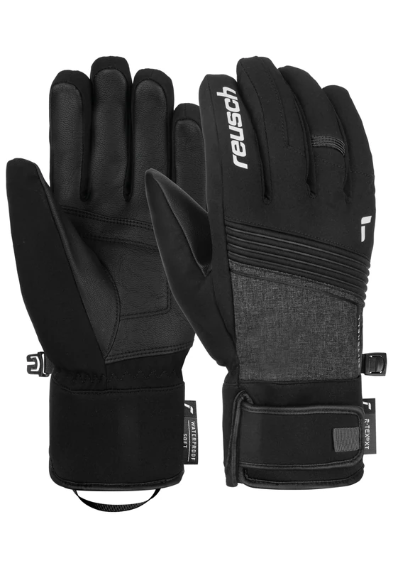 Reusch Louis R-TEX® XT warm, waterproof, windproof and breathable unisex winter gloves, finger gloves, snow gloves, ski gloves for men and women