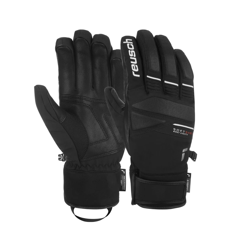 Reusch Thunder R-TEX® XT Warm, Waterproof, Windproof and Breathable Unisex Winter Gloves, Finger Gloves, Snow Gloves, Ski Gloves for Men and Women