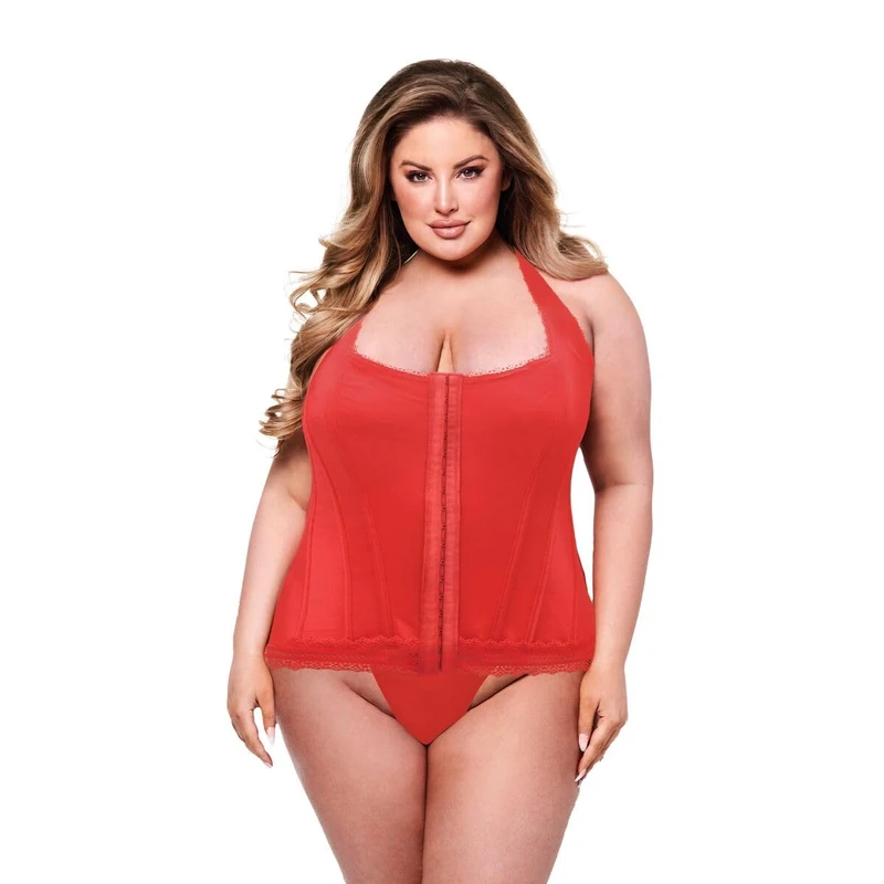 Baci Lingerie Red Bodysuit XL/XXL