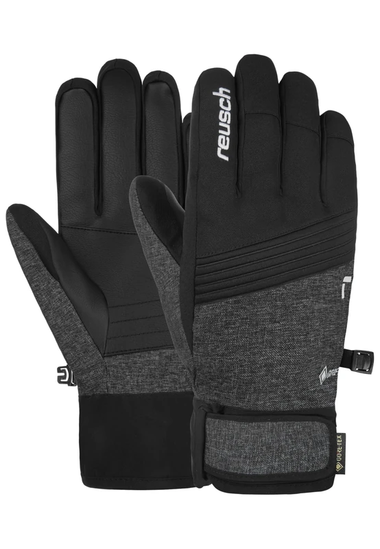 Reusch Fergus Gore-Tex Warm, Waterproof, Windproof and Breathable Unisex Winter Gloves, Finger Gloves, Snow Gloves, Ski Gloves for Men and Women