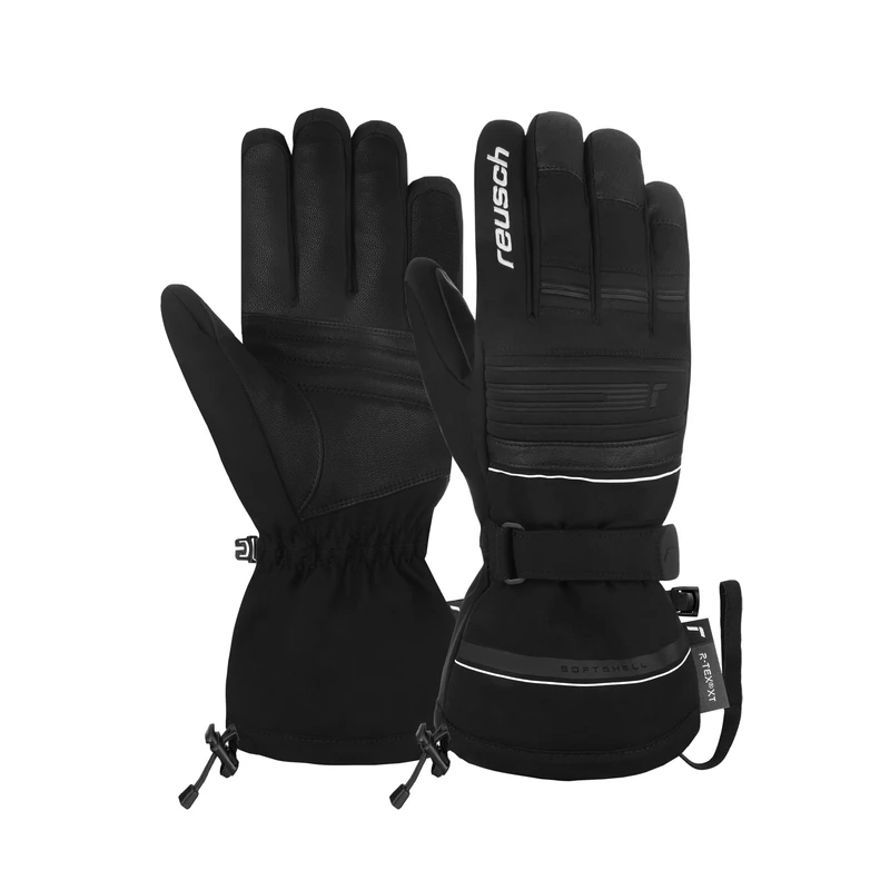 Reusch Ski gloves for men and women, warm and waterproof, softshell