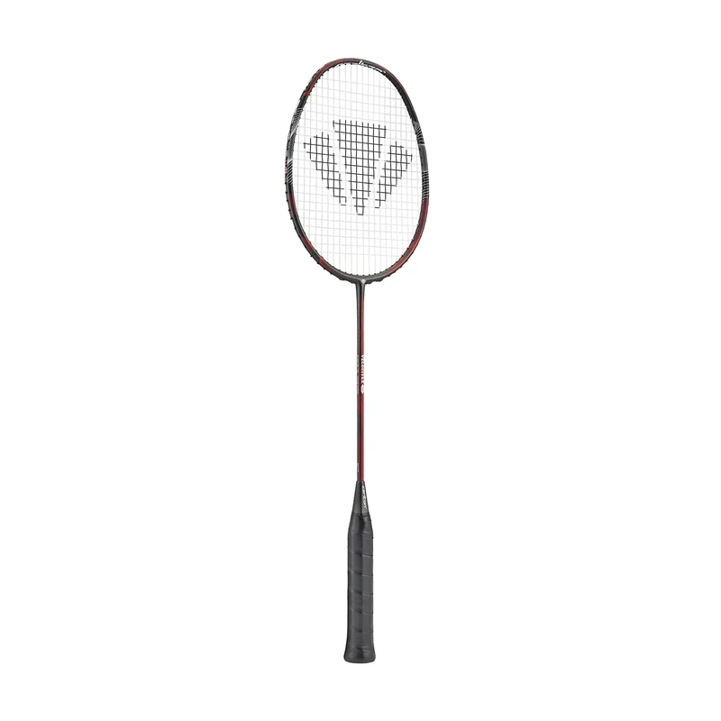 Carlton Velocitex V300 Badminton Racket, Dark Red/Black (Matt)