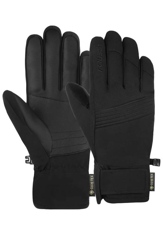 Reusch Fergus Gore-Tex Warm, Waterproof, Windproof and Breathable Unisex Winter Gloves, Finger Gloves, Snow Gloves, Ski Gloves for Men and Women