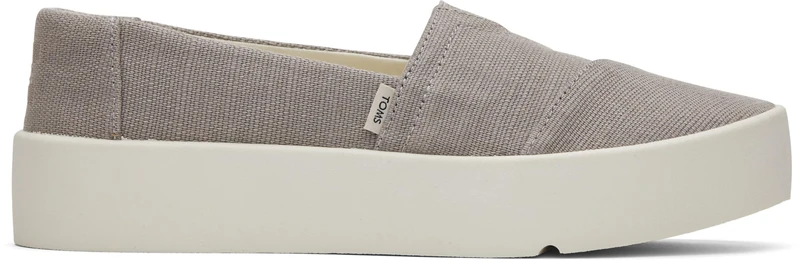 TOMS Women's Verona Slip On Sneaker, Morning Dove Heritage Canvas, 8 UK