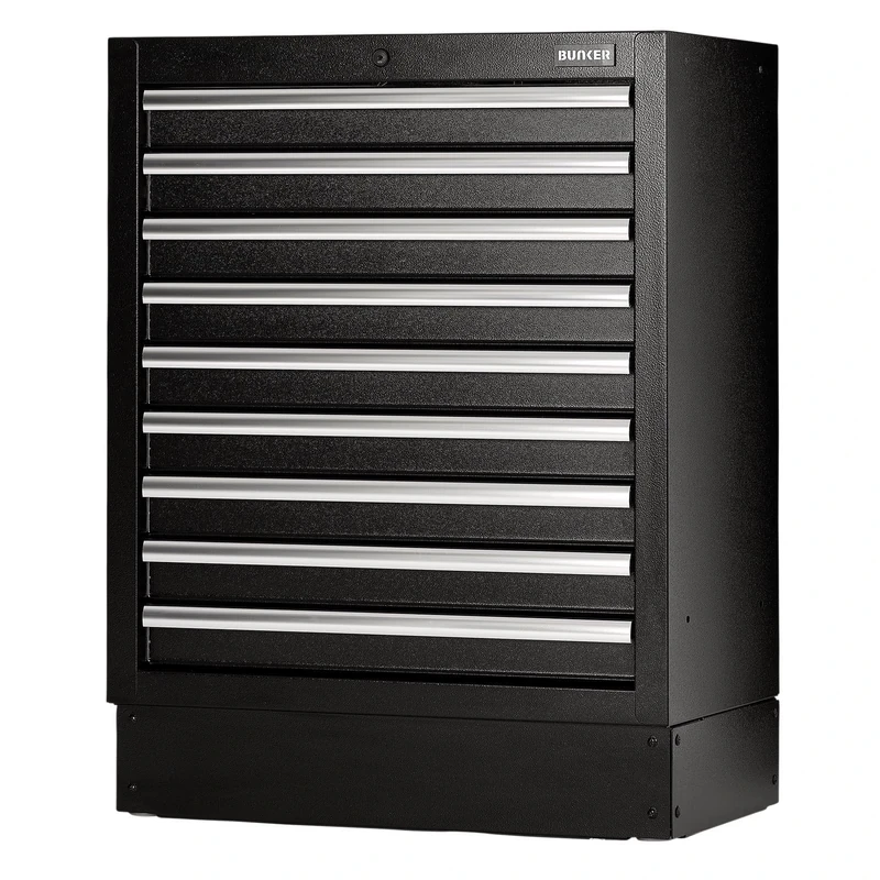 BUNKER® Modular Floor Cabinet, 9 Drawer, 680mm