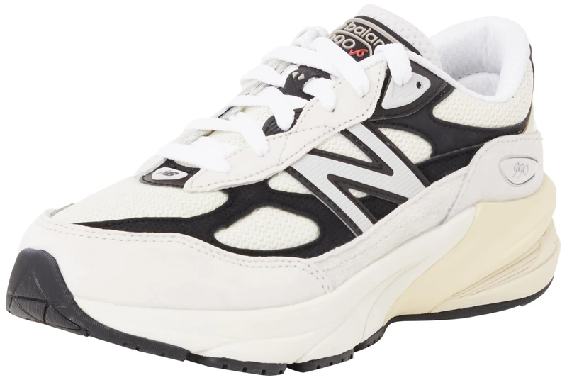 New Balance Boys 990 Sneaker, Grey Matter, 5.5 UK