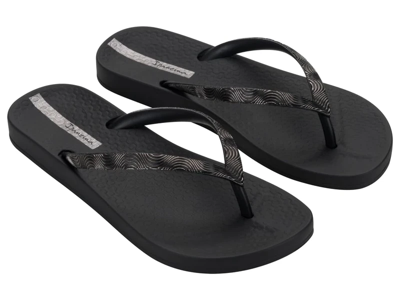 Ipanema Women's Mesh Ix Fem Flip-Flop, Dark Grey, 5 UK
