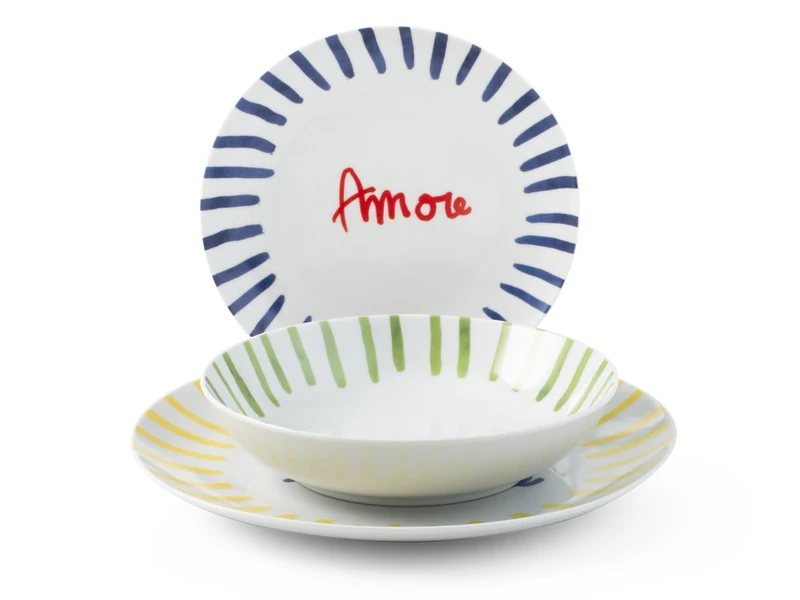 H&h Casa Amor's 18-Piece Dinner Set