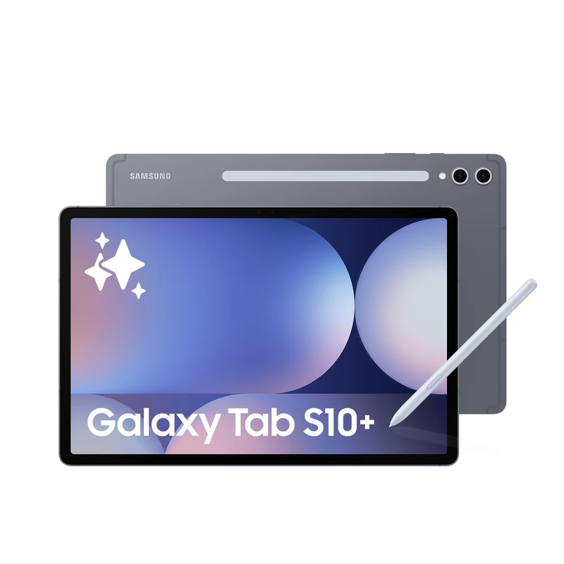 Samsung Galaxy Tab S10+ AI Tablet, Android Tablet, 12GB RAM, 256GB Storage, AMOLED Display, Anti-Reflection, S Pen Included, Moonstone Blue, 3 Year Extended Warranty (UK Version)