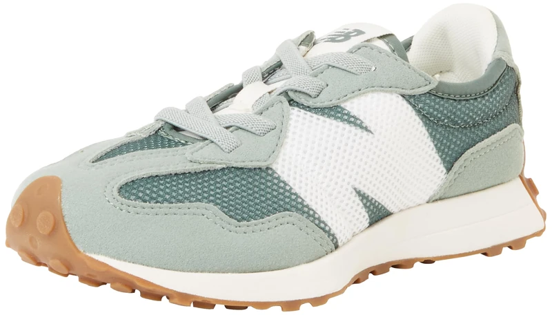 New Balance Boys 327 Sneaker, Dark Juniper, 10.5 UK - Image 1
