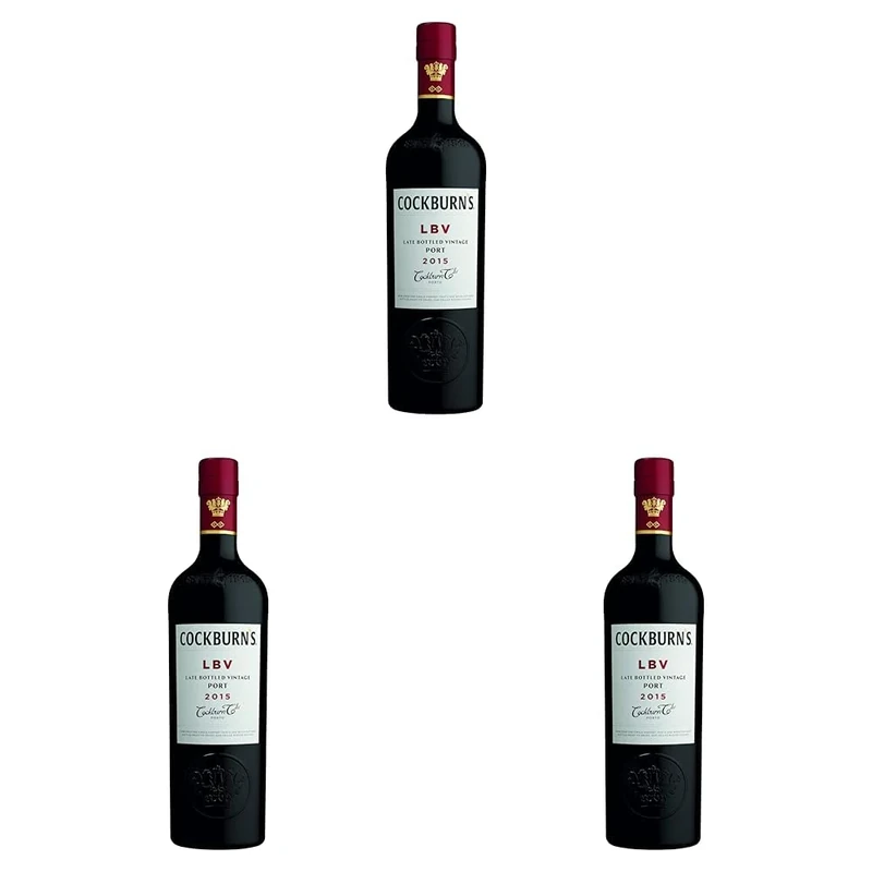 Cockburn's Late Bottled Vintage Port Wine, 75 cl (Pack of 3)
