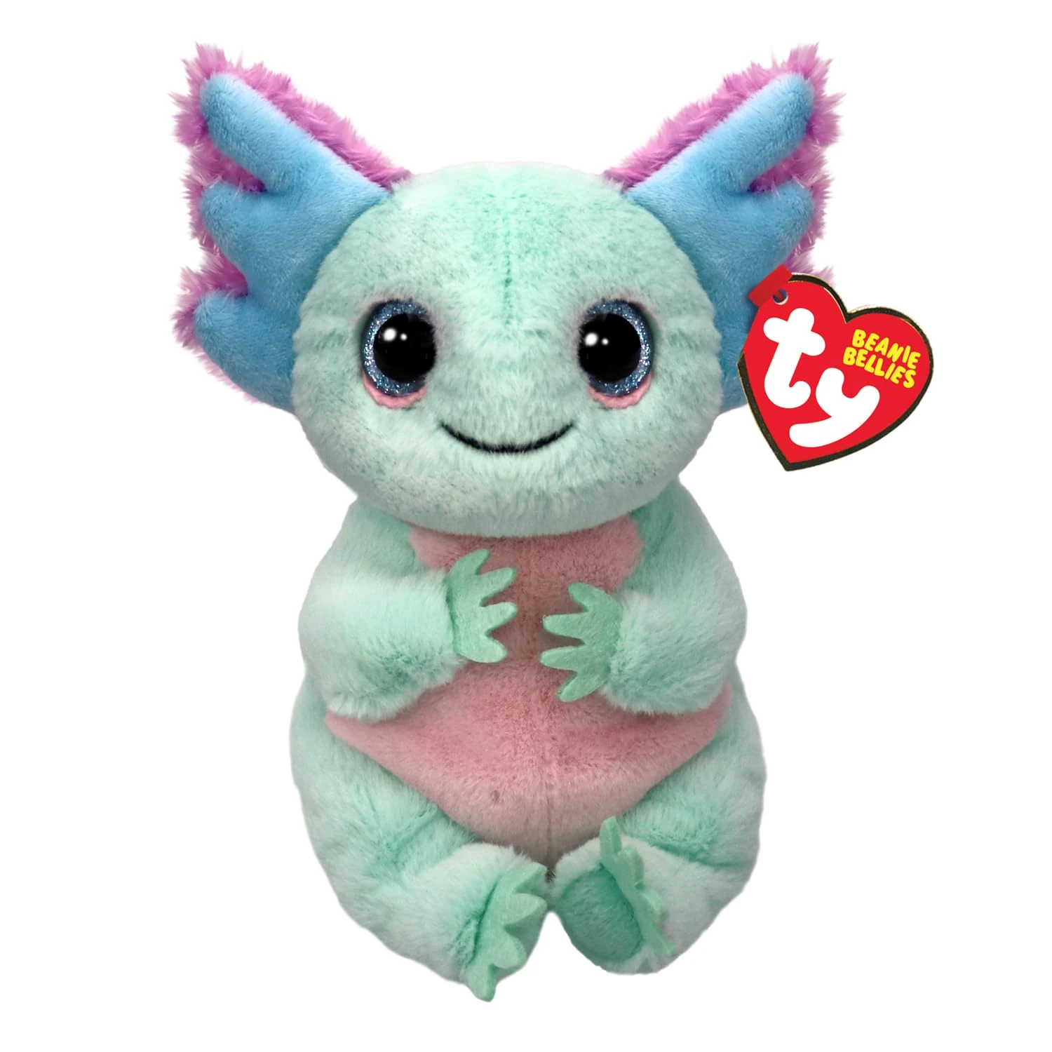 TY Alex Axolotl Beanie Bellies Reg Soft Plush Toy for Children, Baby Animal, Cuddly Teddy Collector's Plush Toys