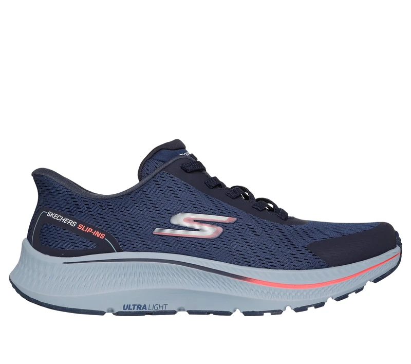 Skechers Men's Go Run Consistent 2.0 Worldview Slip-On Sneakers, Navy Textile, 8 UK