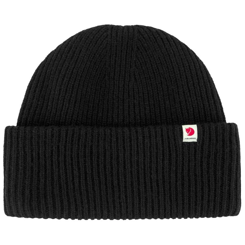 FJALLRAVEN 12100006-550 Fjällräven Heavy Beanie Hat Unisex Black Size OneSize