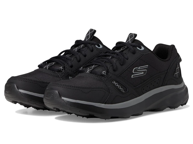 Skechers Women's Ridge Oak Gateway Trail Sneaker, Black Leather/Textile/Black Synthetic, 3.5 UK - Image 1