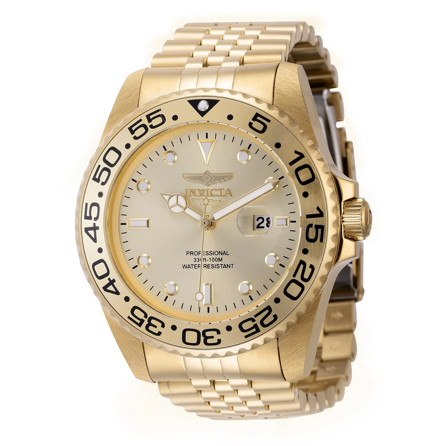 Invicta Men's Analog Quartz Watch with Stainless Steel Strap 44520