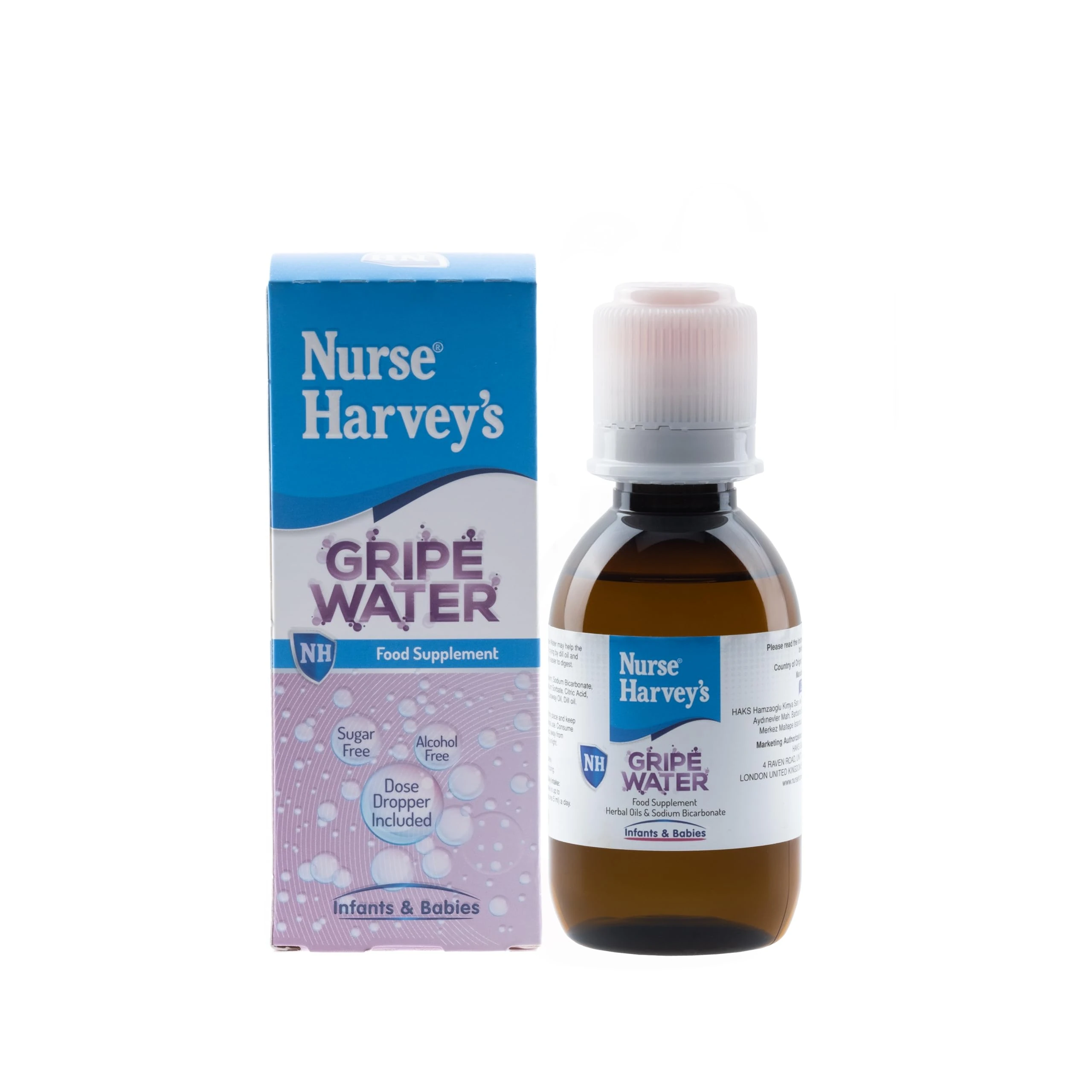 Nurse Harvey's Gripe Water 145ml (Natural Colic, Gas, Wind Relief)