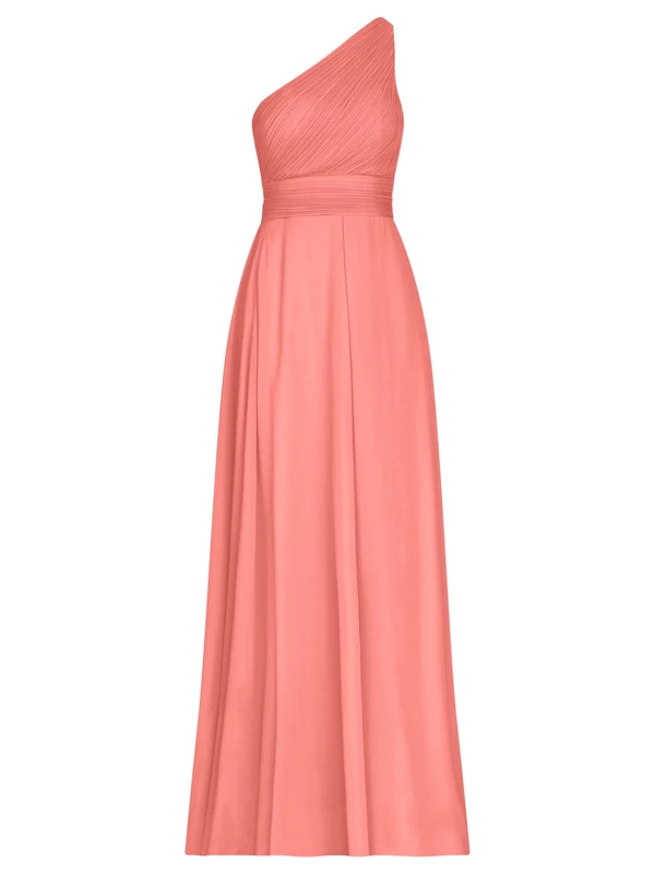 APART Fashion Women's Plissee-Abendkleid Evening Dress, Coral, 14 - Image 1