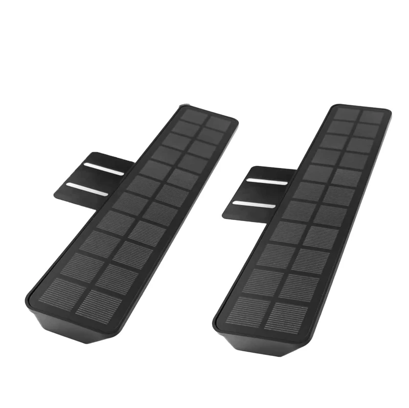 Solarsys 2 Pack Solar Panel Lights Outdoor IP65 Waterproof Auto Dusk to Dawn 6000K Daylight for House Numbers, Real Estate & Commercial Signs