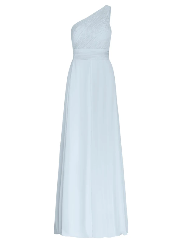 APART Fashion Women's Plissee-Abendkleid Evening Dress, lightblue, 12