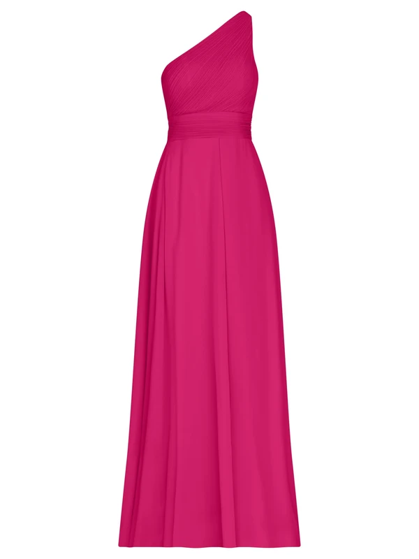 APART Fashion Women's Plissee-Abendkleid Evening Dress, Pink, 10
